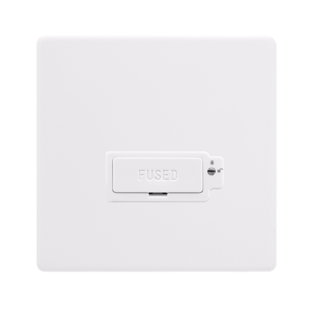 Click Definity Screwless 13A Lockable Fused Connection Unit | SFPW850PW