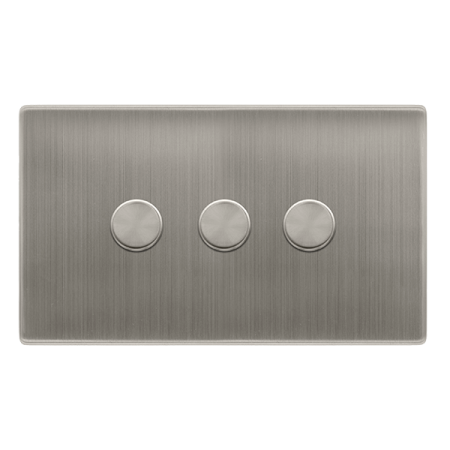 Click Definity Screwless 3 Gang 2 Way 100w Dimmer Switch | SFSS163