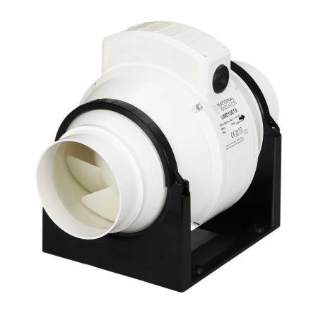 Monsoon UMD 100mm Pro Mixed Flow In-Line Timer Extractor Fan | UMD100TX