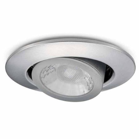 JCC V50 JC1026/BN Pro Tilt Fire-rated LED Downlight 6W IP65 3000/4000K Brushed Nickel