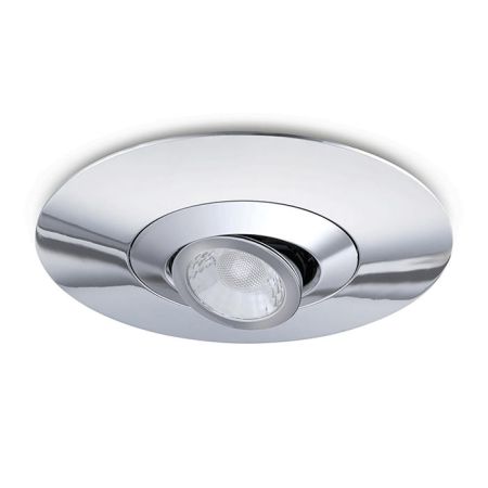 JCC V50 JC1004/CH Tilt Converter Plate Chrome | For use with V50 Tilt Fire-rated LED downlight