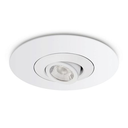 JCC V50 JC1004/WH Tilt Converter Plate White | For use with V50 Tilt Fire-rated LED downlight