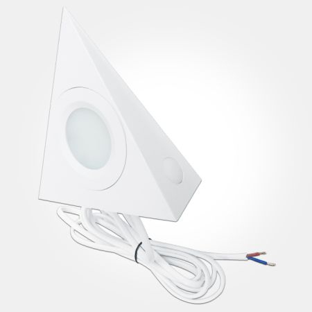 Eterna Lighting 2w LED Triangle Undercabinet Light White| VECOCABPTR