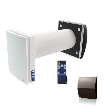 Blauberg Vento Midi-Air Decentralised Single Room WiFi Heat Recovery Brown | VENTO-MIDI-AIR-BRO