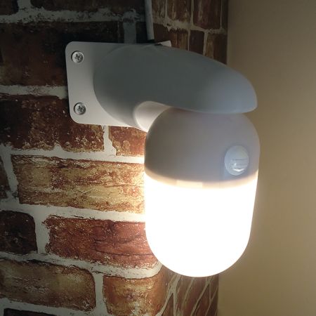 Eterna Lighting 10W LED Polycarbonate Well Glass White | WELLWHSTD