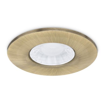 JCC X50 Brushed Brass Aluminium Bezel for use with X50 Fire-Rated Downlight | JC1107/BR