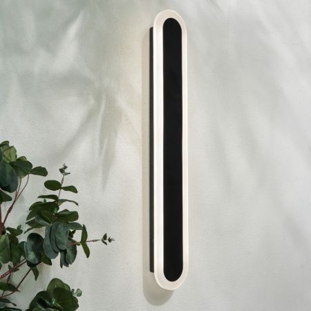 Forum Zink ZN-44554-BLK Ren 16w CCT Linear Wall Light IP65 Black