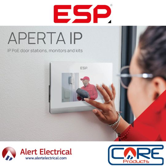 ESP Aperta IP PoE Door Entry Systems now available from Alert Electrical