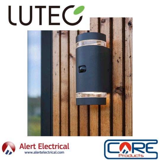 Lutec’s Popular Focus Up & Down Outdoor LED wall light now with a PIR movement Sensor!