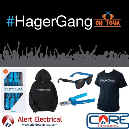 Hager Gang on Tour Lands at Alert Electrical Ilkeston on July 19th!