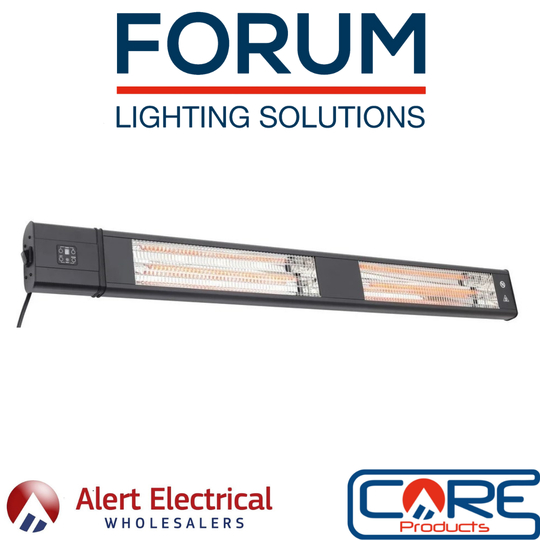 Great News. The Highly Popular Forum Glow IP65 3000W Wall Mounted Infrared Patio Heater is now back in Stock!