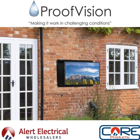 ProofVision TV Pod is a versatile and cost-effective way of using a regular TV outdoors