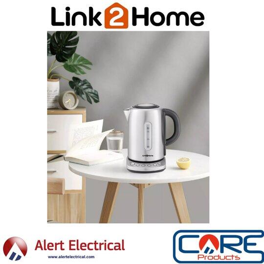 A Smart addition to any home or Workplace. Link2Home WiFi Smart Kettle with Voice Control