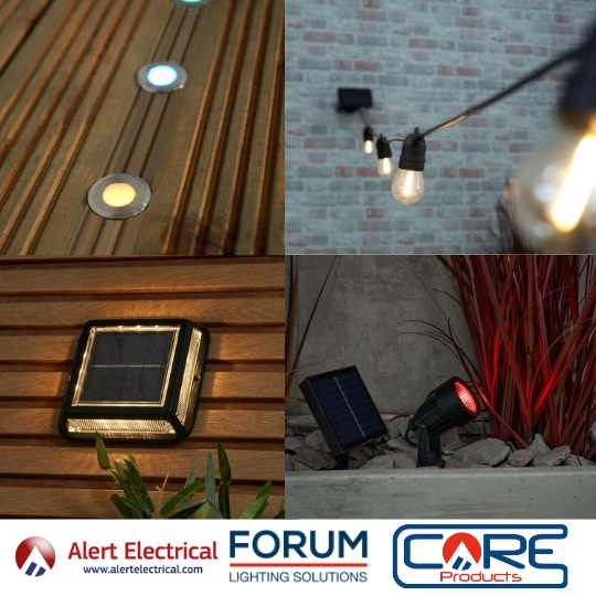 Upgrade your outdoor Space this summer with the New Range of Solar Lighting from Forum Lighting