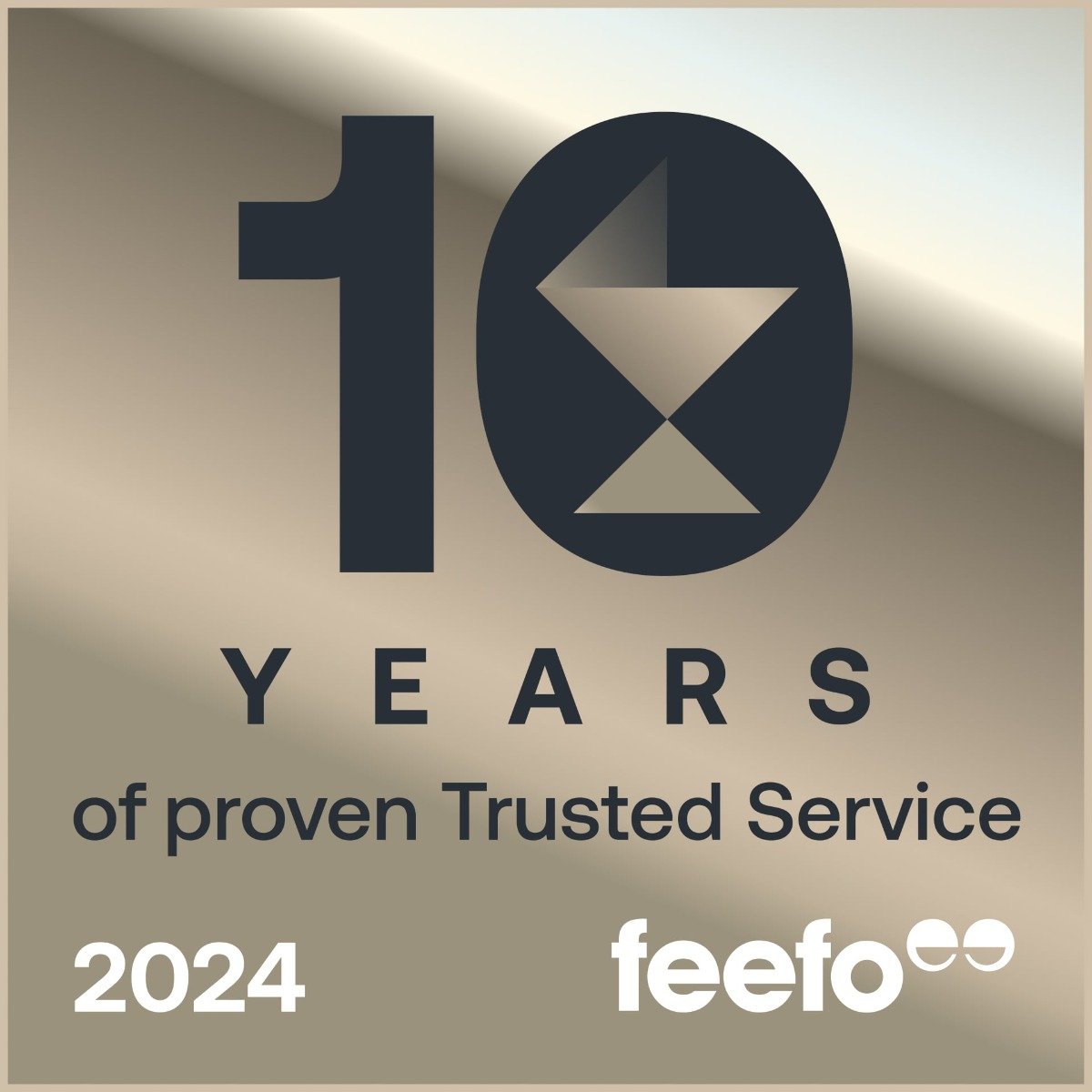 Feefo Platinum Trusted Service Award 