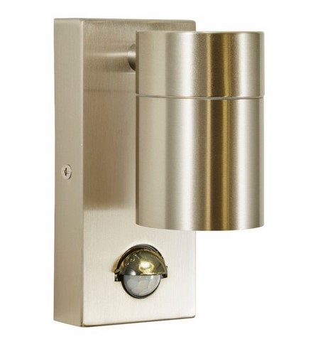 Zinc Leto Single Down PIR Wall Lights | Alert Electrical - Electrical ...