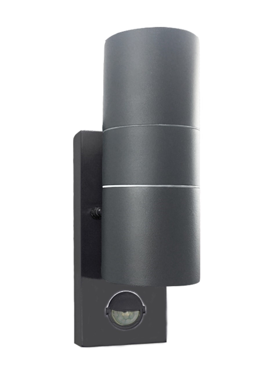 Grey up and down lights with pir new arrivals