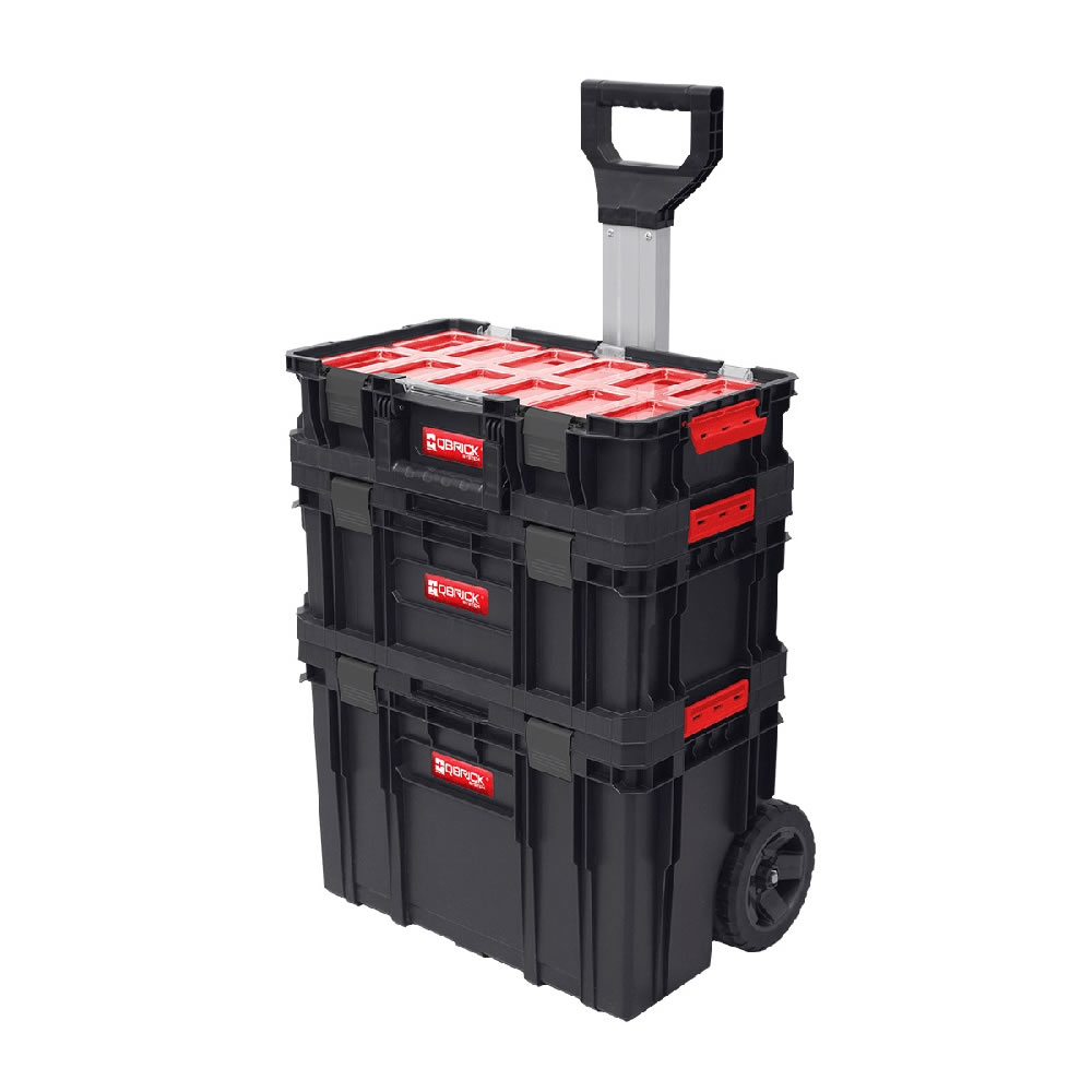 Qbrick System TWO Alert Organizer - Vario Set QB-TWO-SET-1 Box, Electrical & Tool Cart with